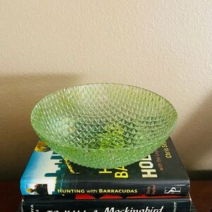 Vintage English Hobnail Fruit Bowl